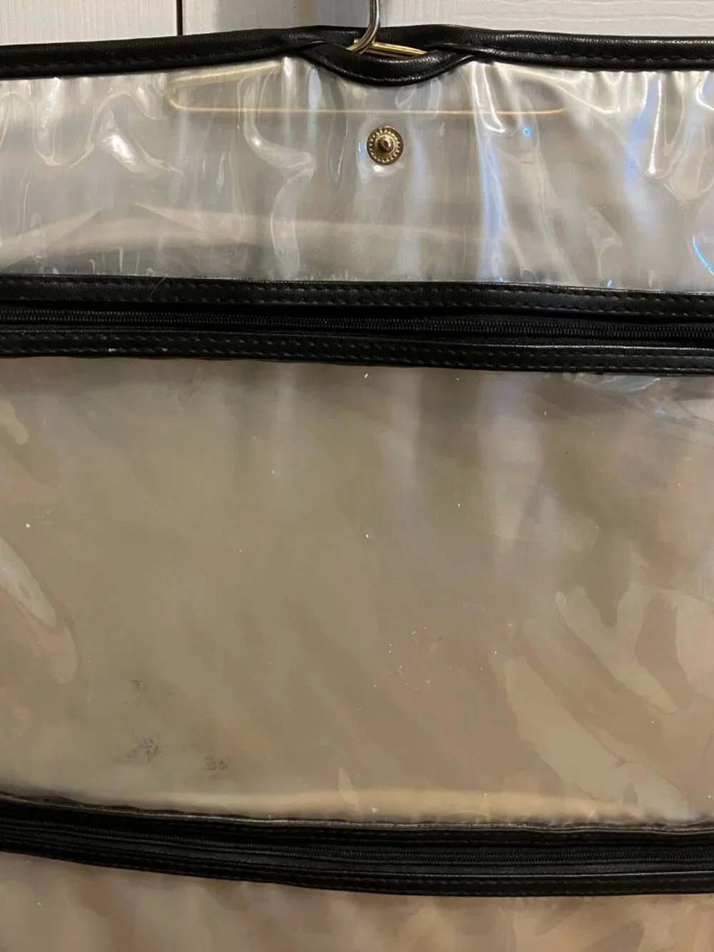 Jones New York VINTAGE 1990s hanging toiletry/cosmetic travel bag